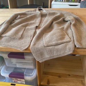 Brown cardigan EUC